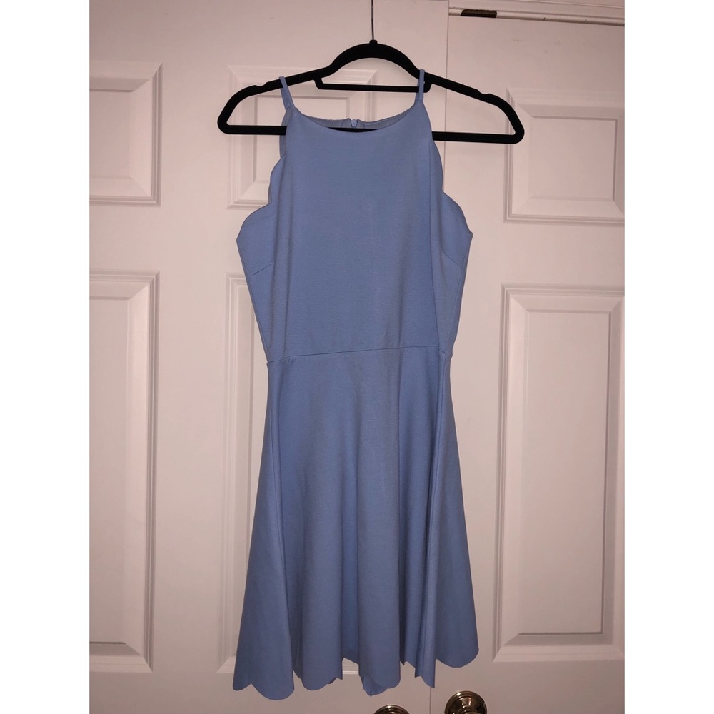 Sky blue scalloped dress by Aqua